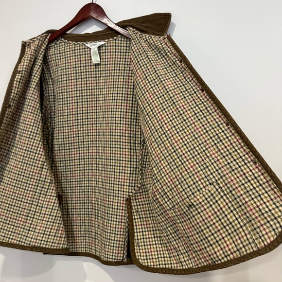 Orvis Womens Barn Jacket Equestrian Chore Coat Flannel Lined Thinsulate Medium - Picture 11 of 15